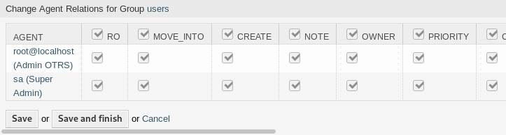 Change Agent Relations for Group