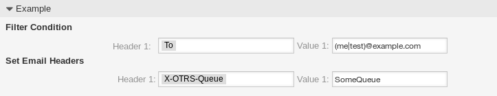 Postmaster Filter Settings Example