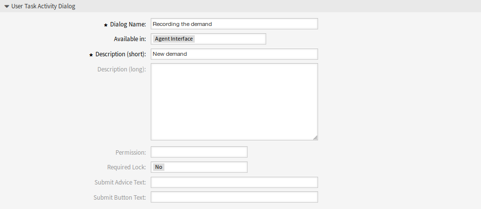 Book Ordering - Add User Task Activity Dialog