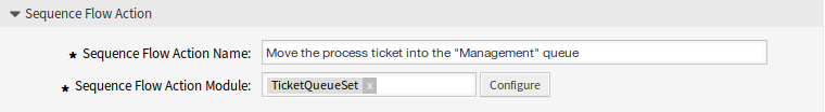 Book Ordering - Add Sequence Flow Action