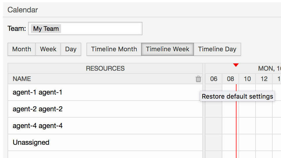 Resource Overview Filter Delete